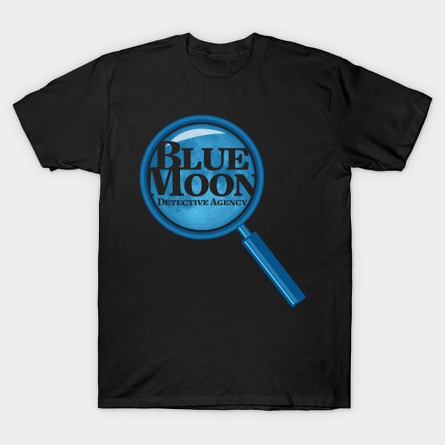 Blue Moon Detective Agency T-Shirt by MindsparkCreative